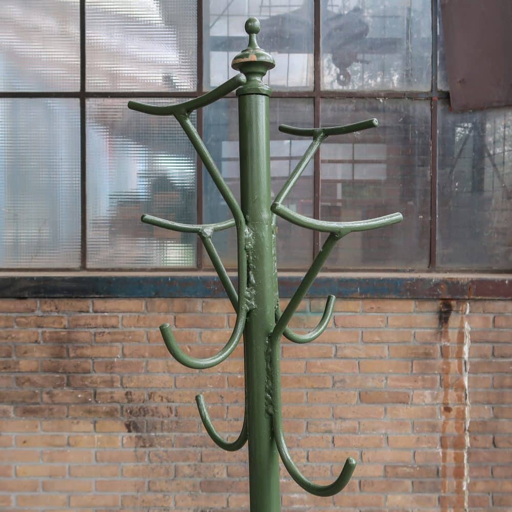 Groene metalen kapstok - Afbeelding 2