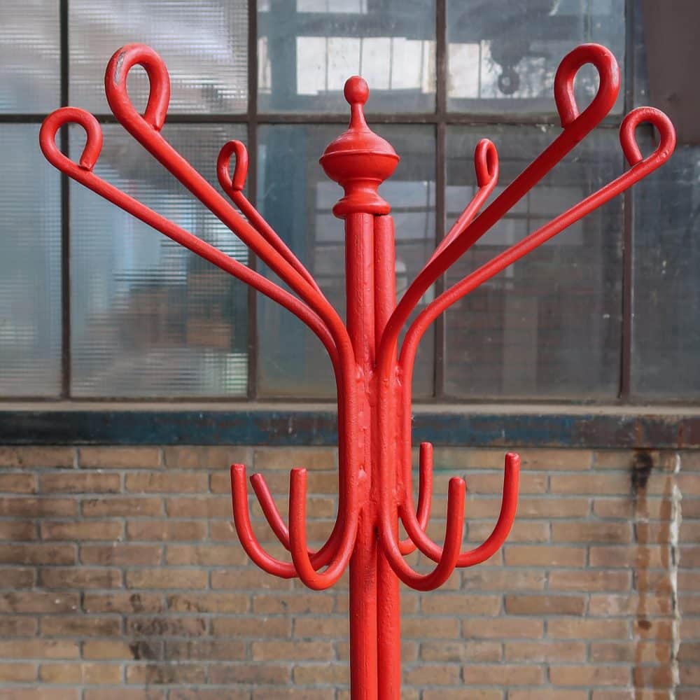 Rode metalen kapstok - Afbeelding 2