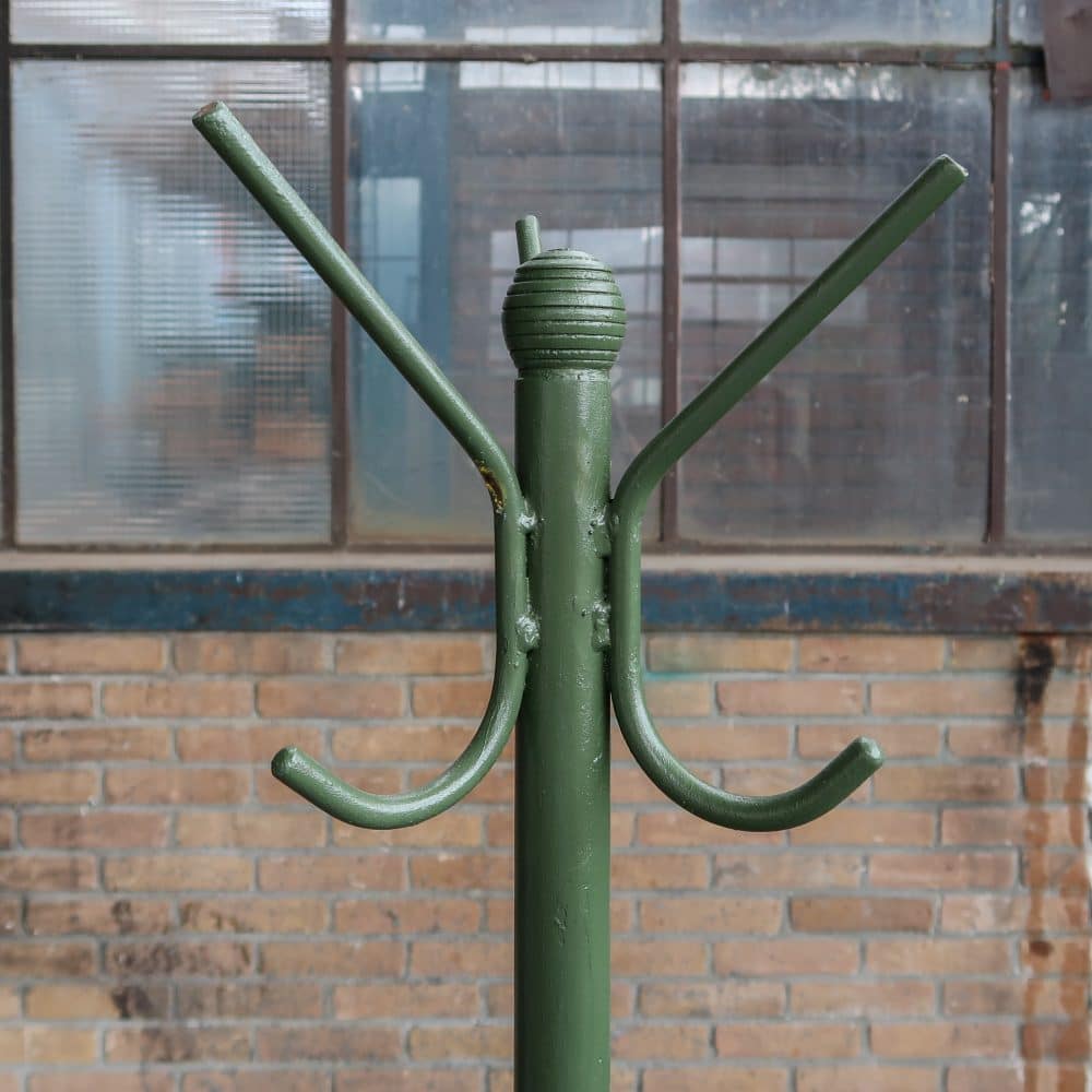 Groene metalen kapstok - Afbeelding 2