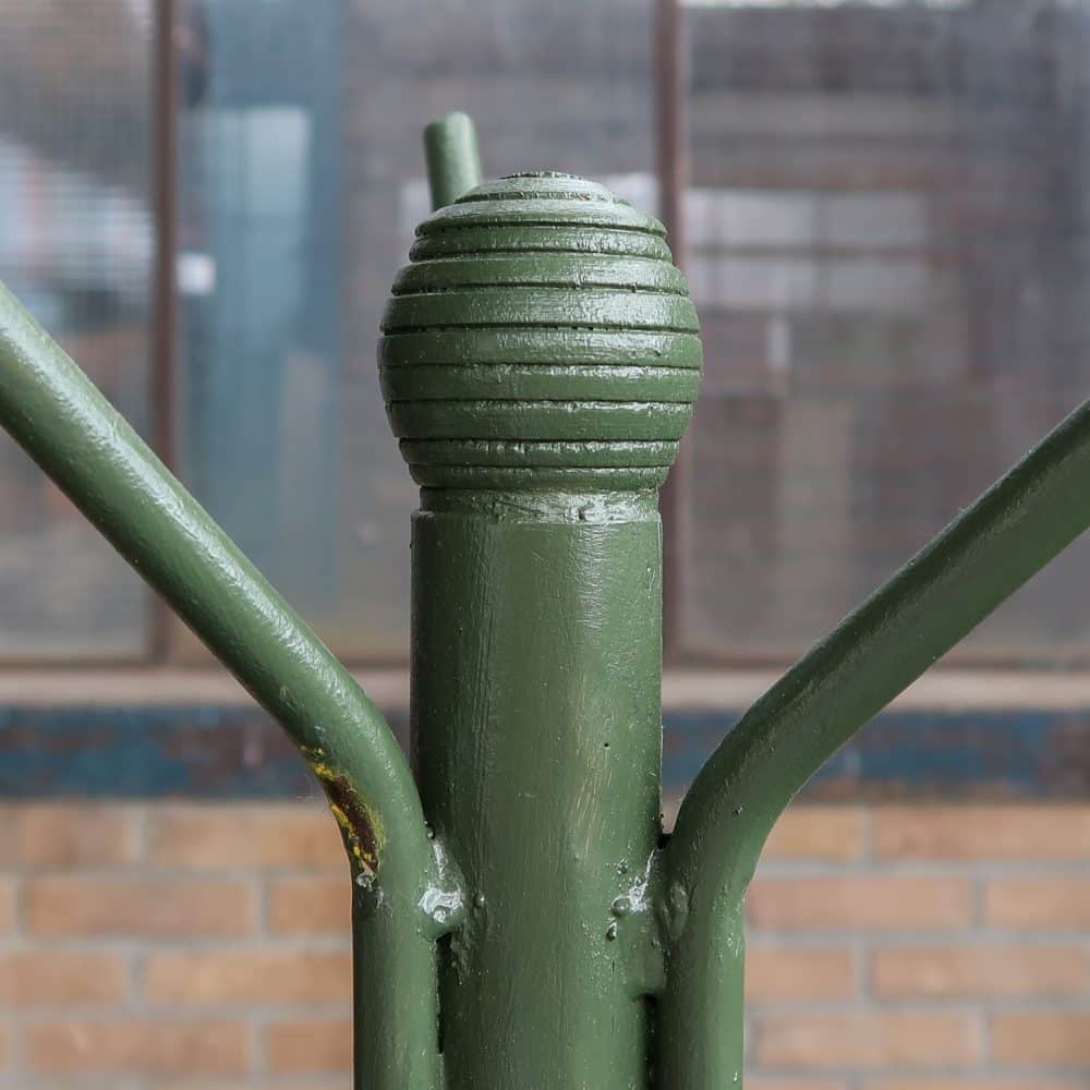 Groene metalen kapstok - Afbeelding 3
