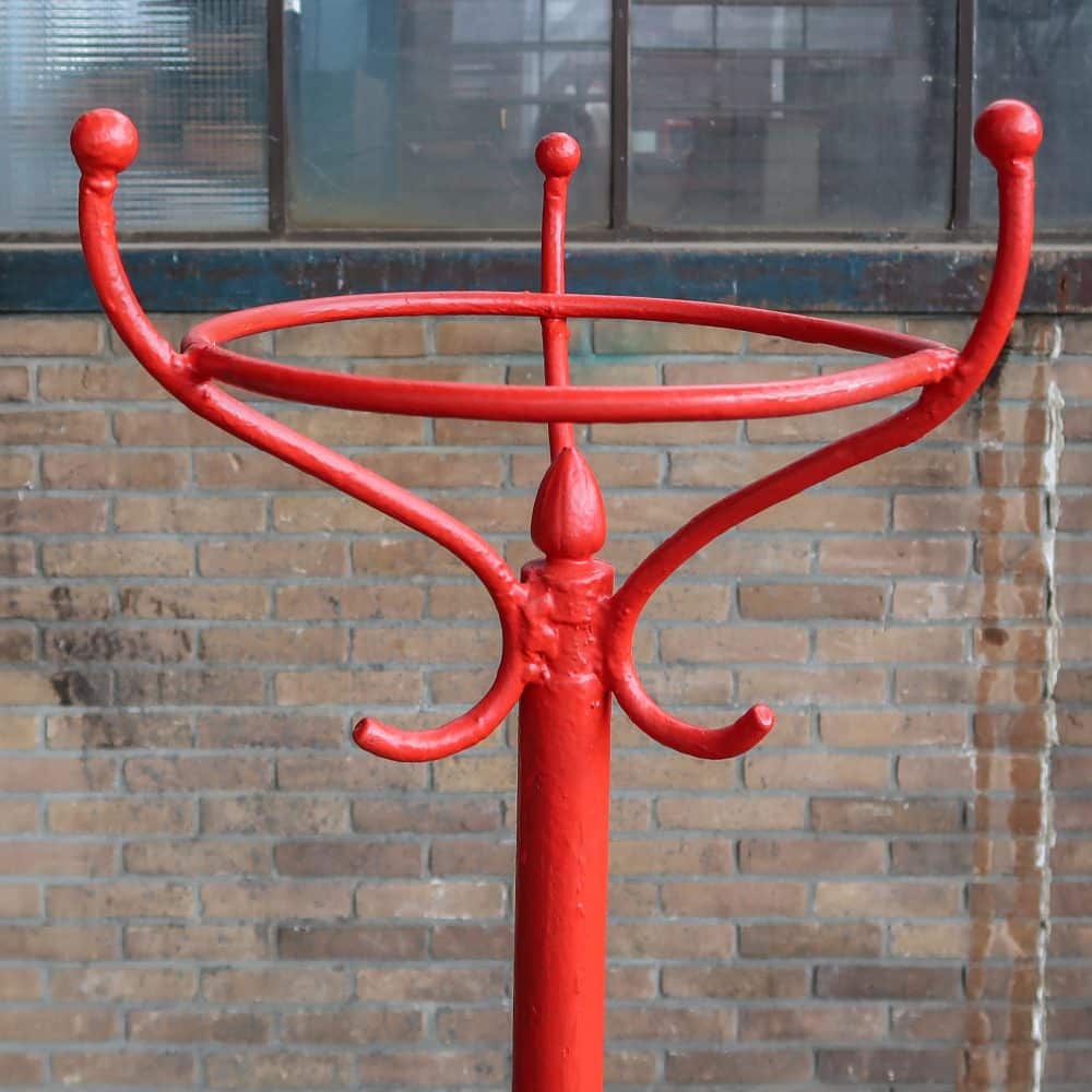 Rode metalen kapstok - Afbeelding 2