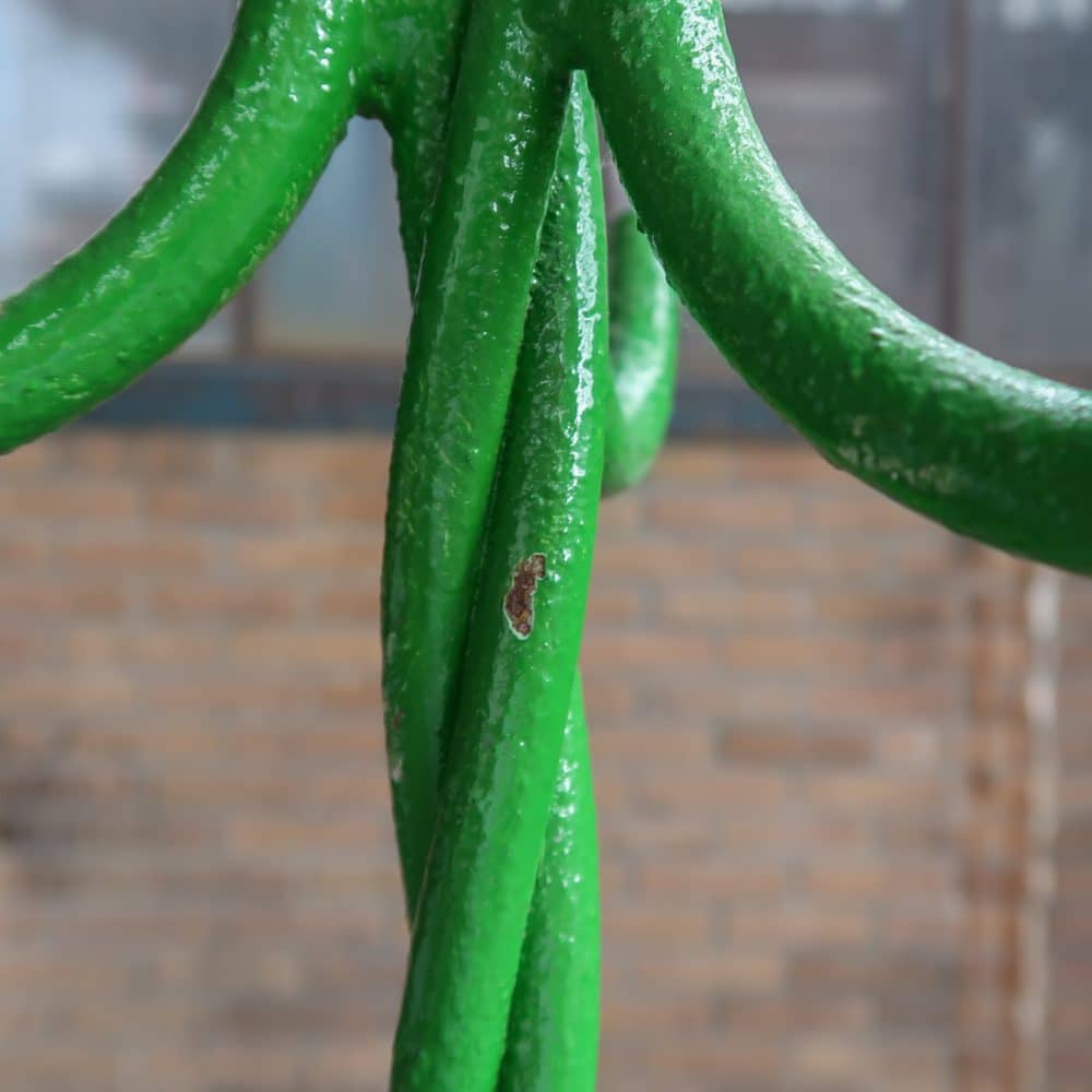 Groene metalen kapstok - Afbeelding 3