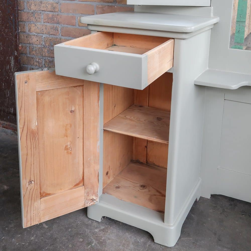 Kaptafel met verweerde spiegel - Afbeelding 3