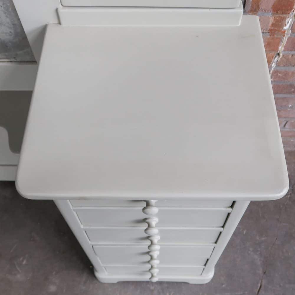 Kaptafel met verweerde spiegel - Afbeelding 10
