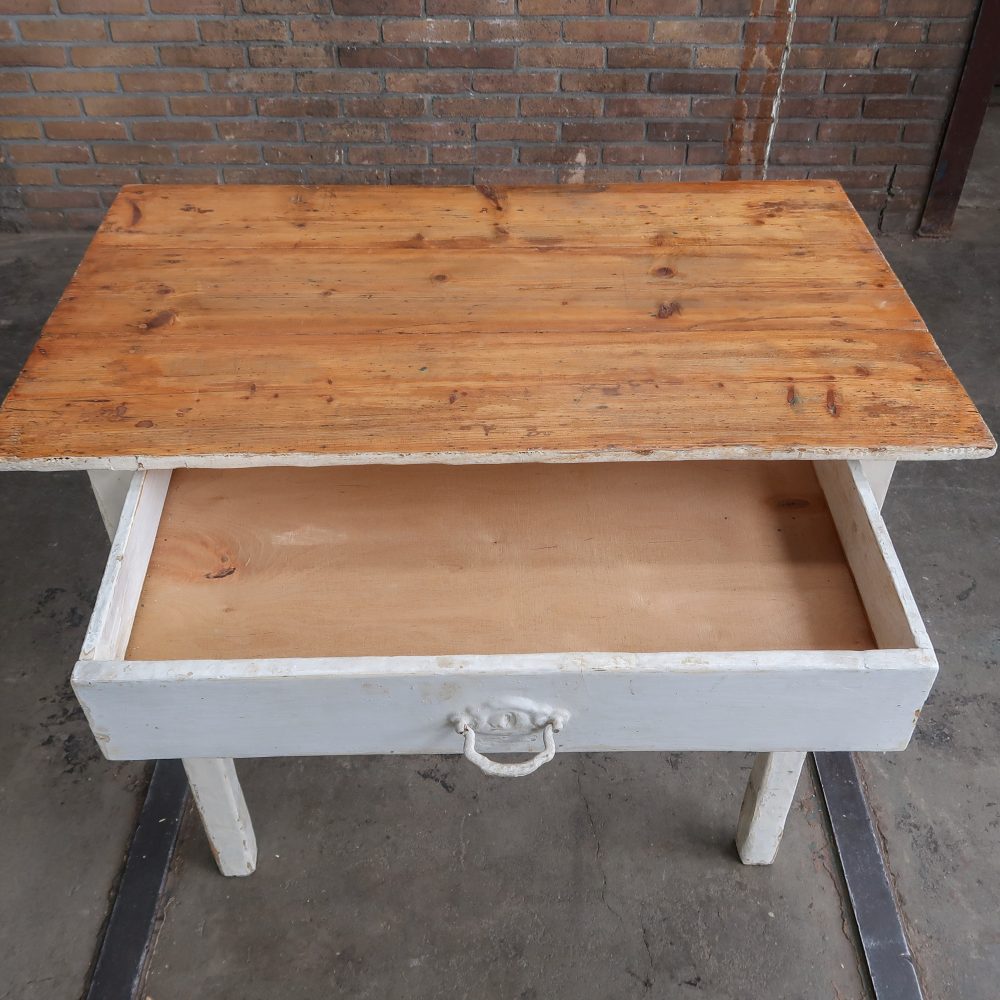 Brocante bureautje met la - Afbeelding 5