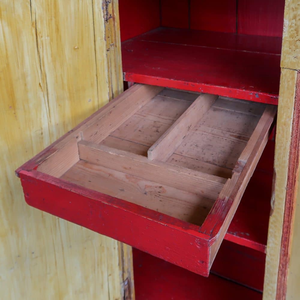 Antieke beschilderde kast - Staphorster spinde - Afbeelding 4