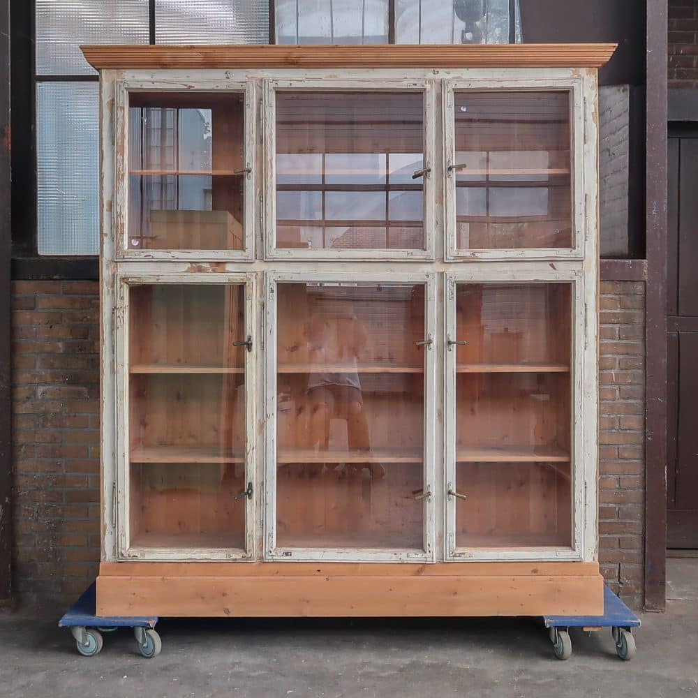 Brocante vitrinekast - Afbeelding 2
