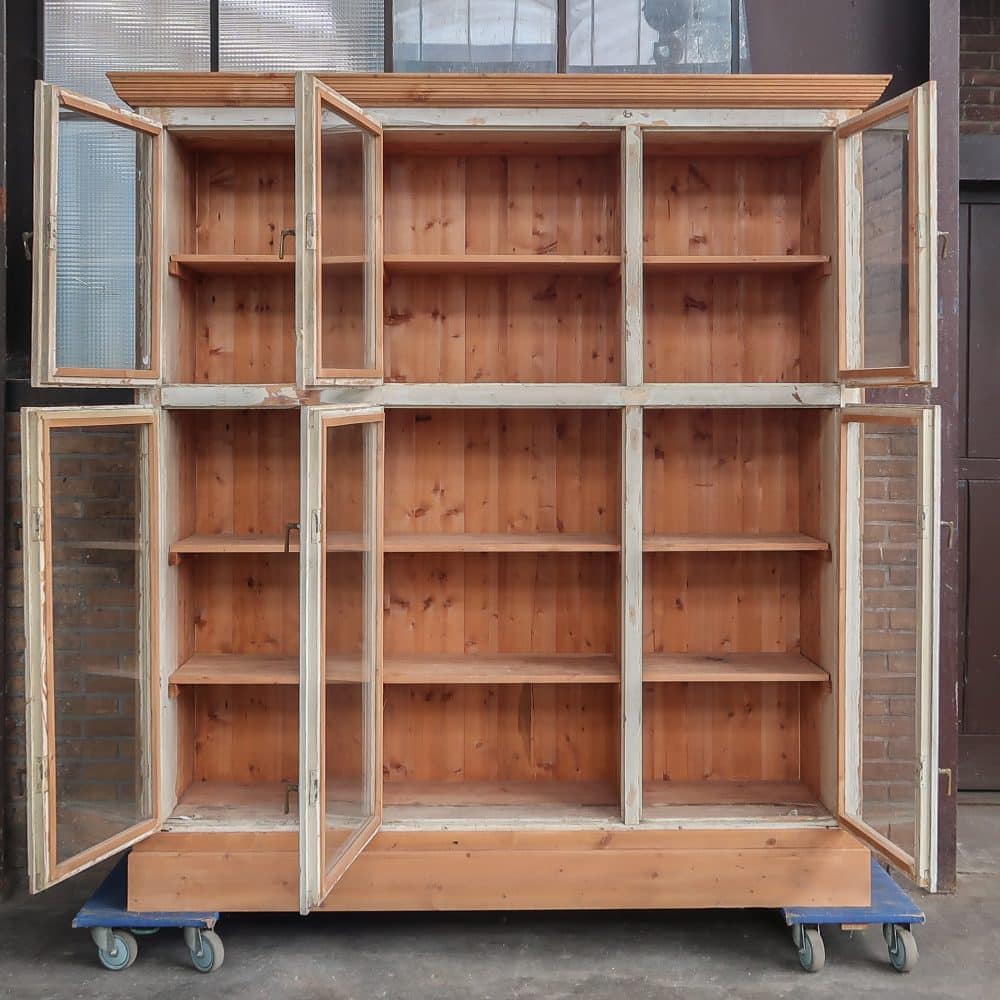Brocante vitrinekast - Afbeelding 3