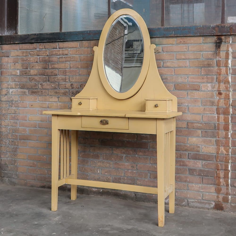 Brocante houten kaptafel - Afbeelding 2