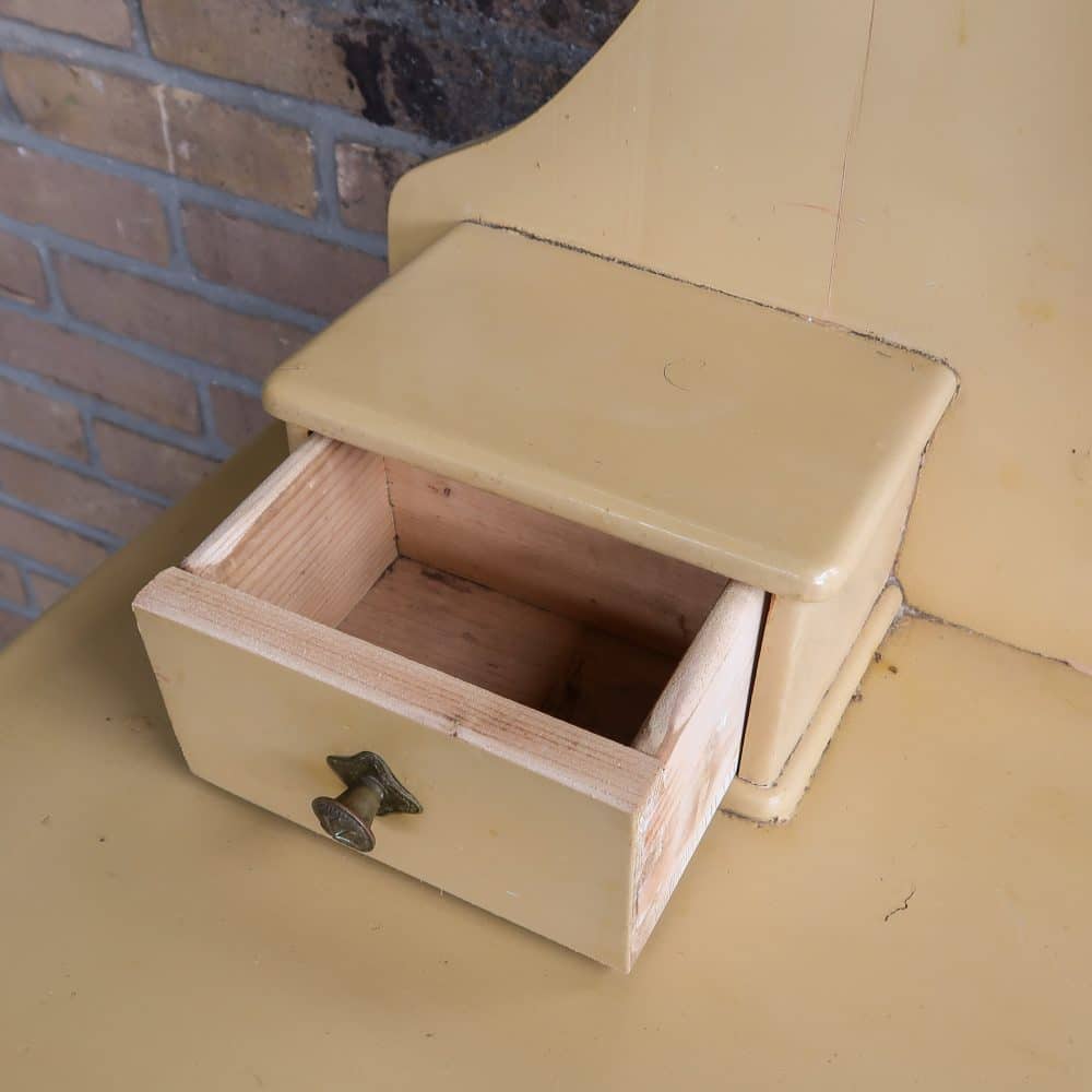 Brocante houten kaptafel - Afbeelding 4