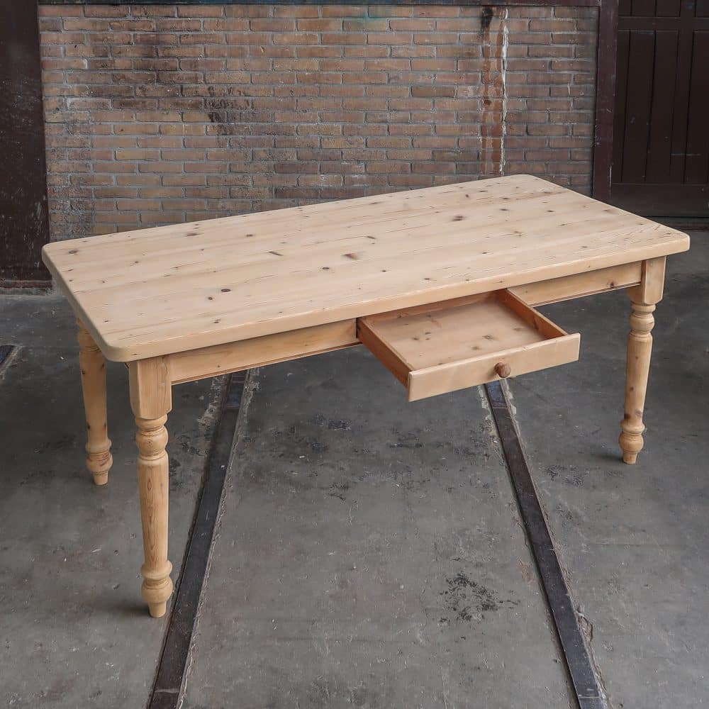 Brocante eettafel - onbehandeld - Afbeelding 2