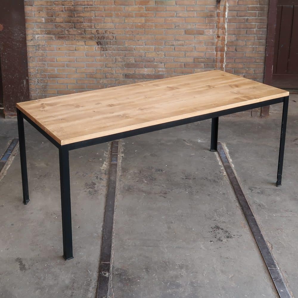 Tafel met metalen frame - Afbeelding 2