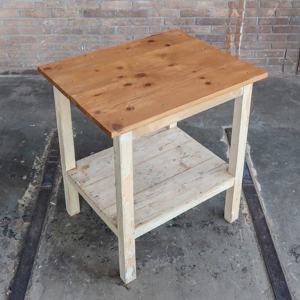 Brocante bijzettafeltje - Afbeelding 2
