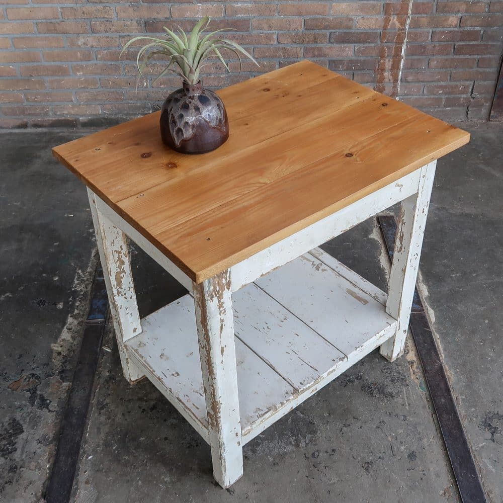 Brocante bijzettafeltje - Afbeelding 2