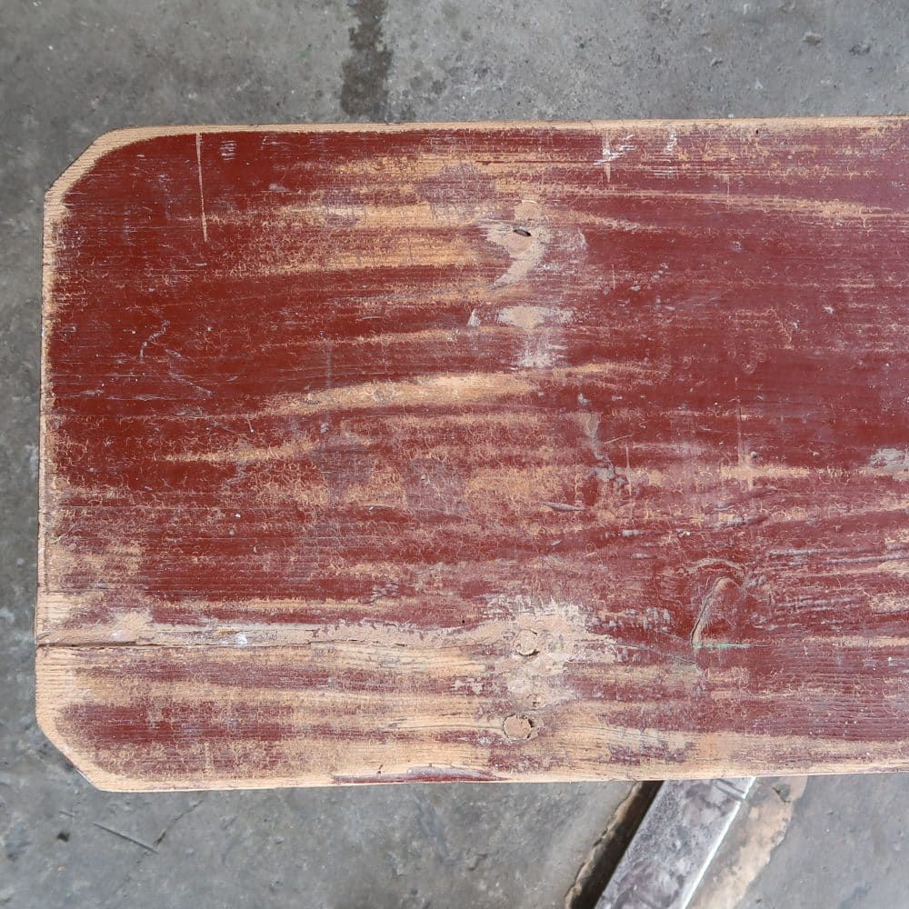 Brocante houten bank - Afbeelding 3