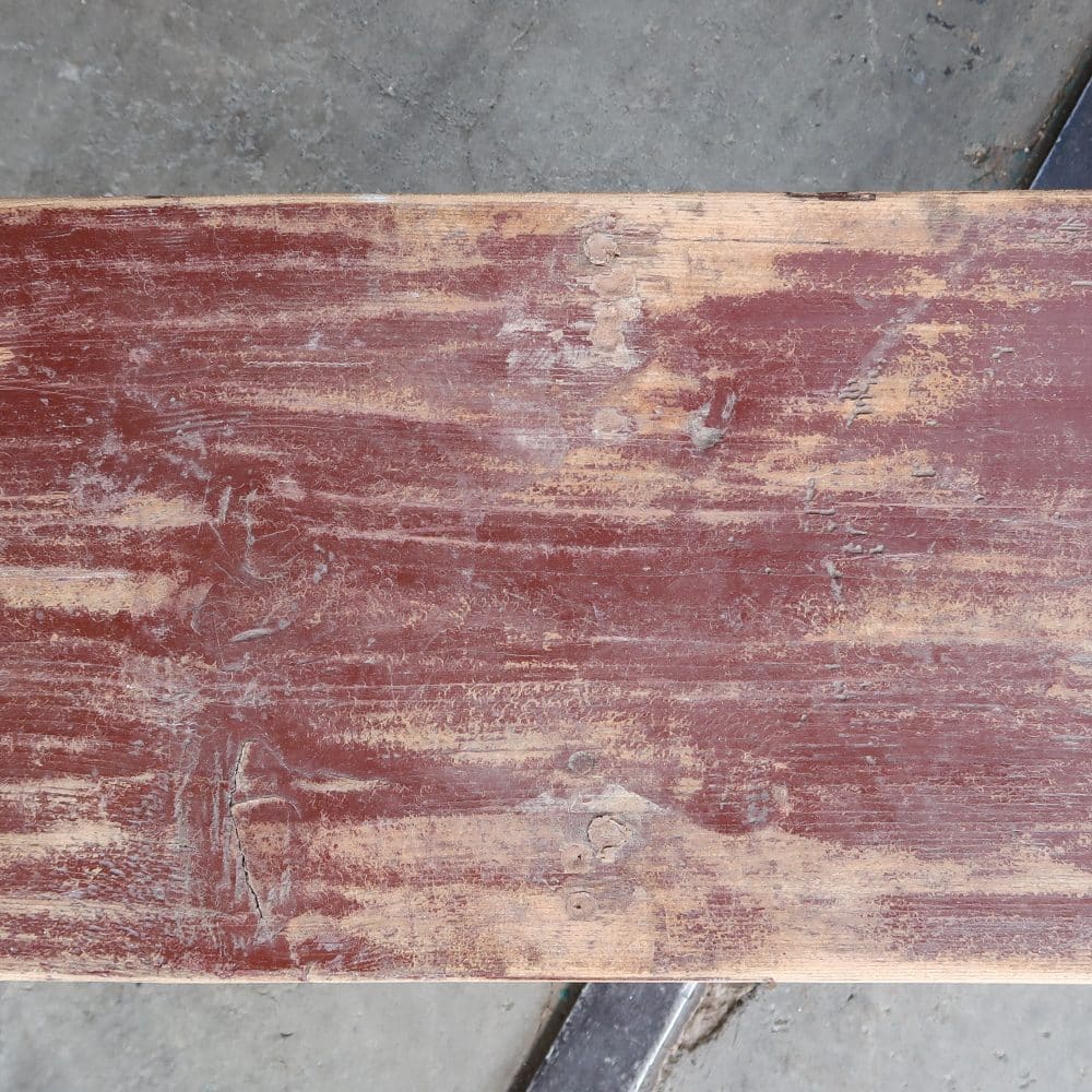 Brocante houten bank - Afbeelding 4