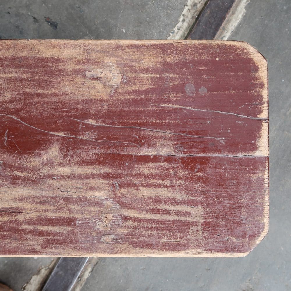 Brocante houten bank - Afbeelding 5