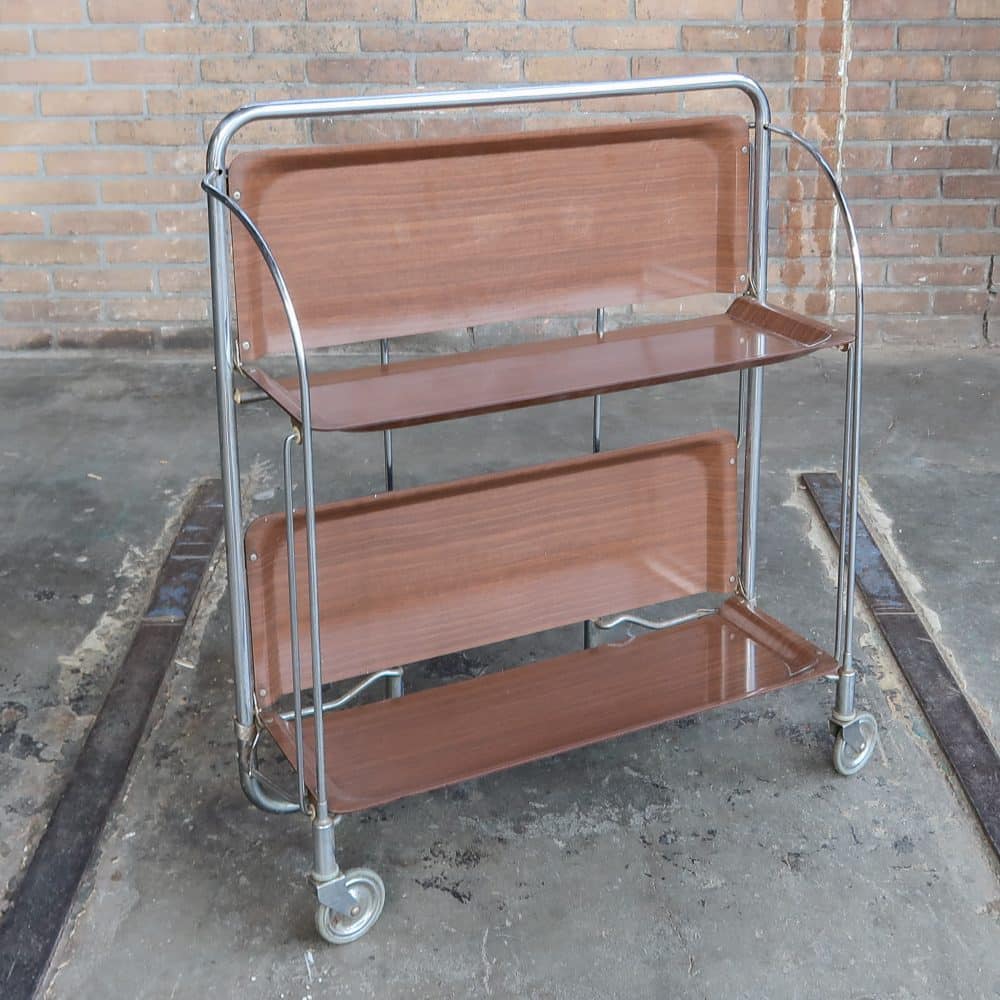 Bremshey & Co serveerwagen - Mid Century - Afbeelding 3