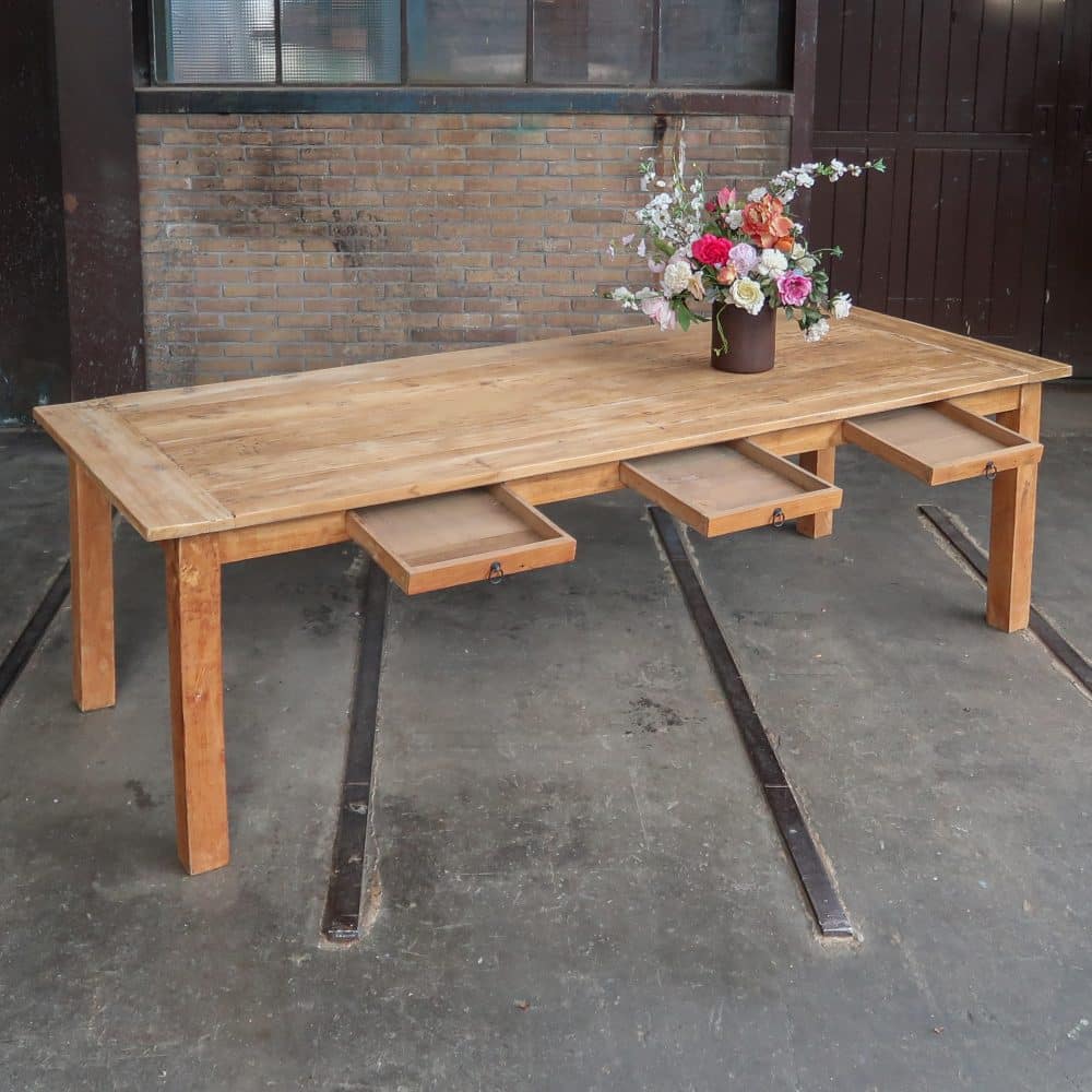 Brocante grote eettafel - Afbeelding 2