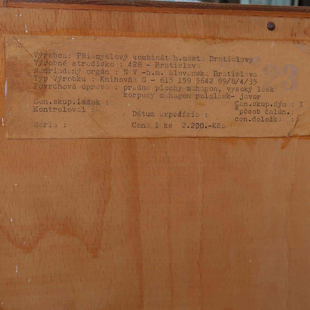 Vintage wandkast - Frantisek Jirak - Afbeelding 11