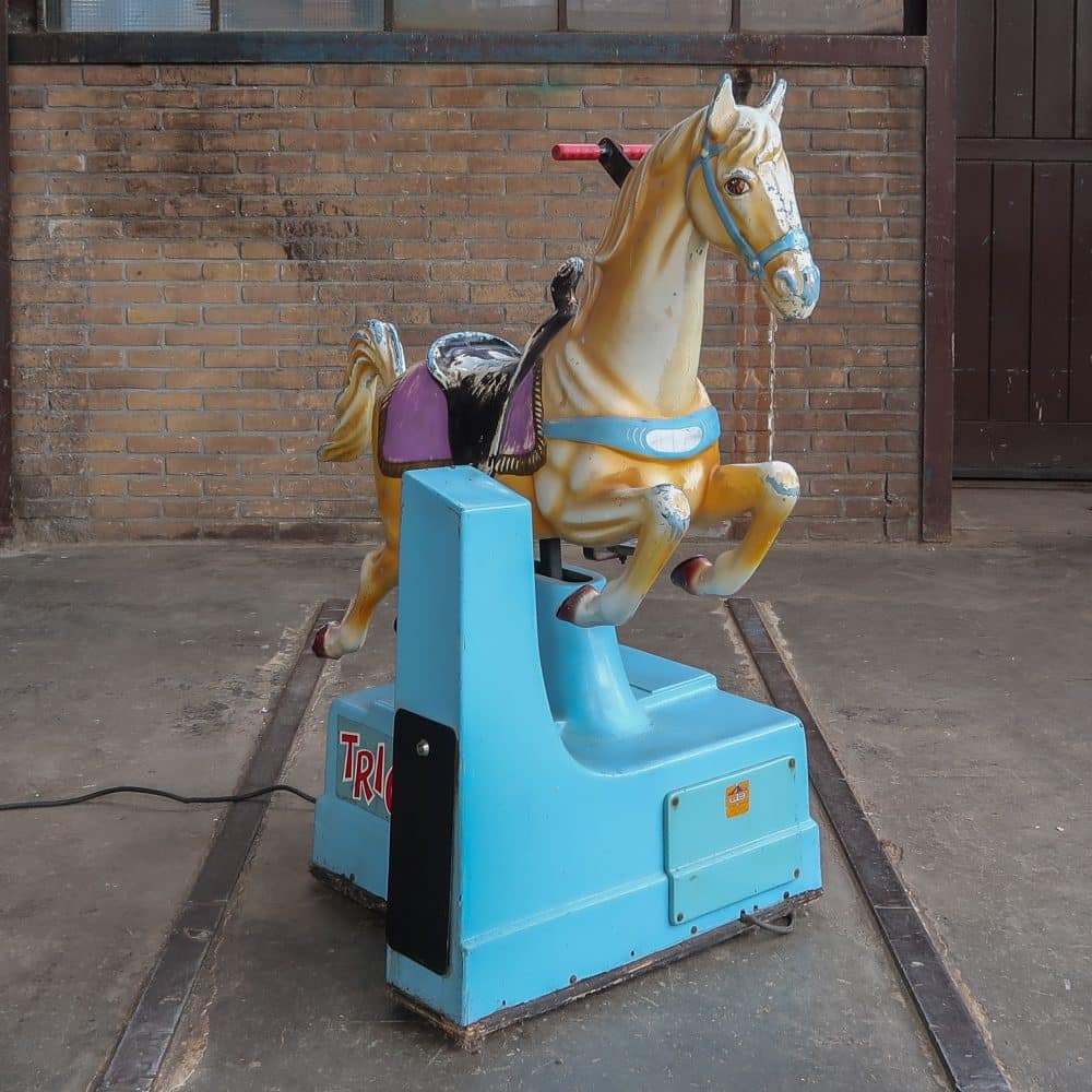 Vintage mechanisch paard - Afbeelding 2