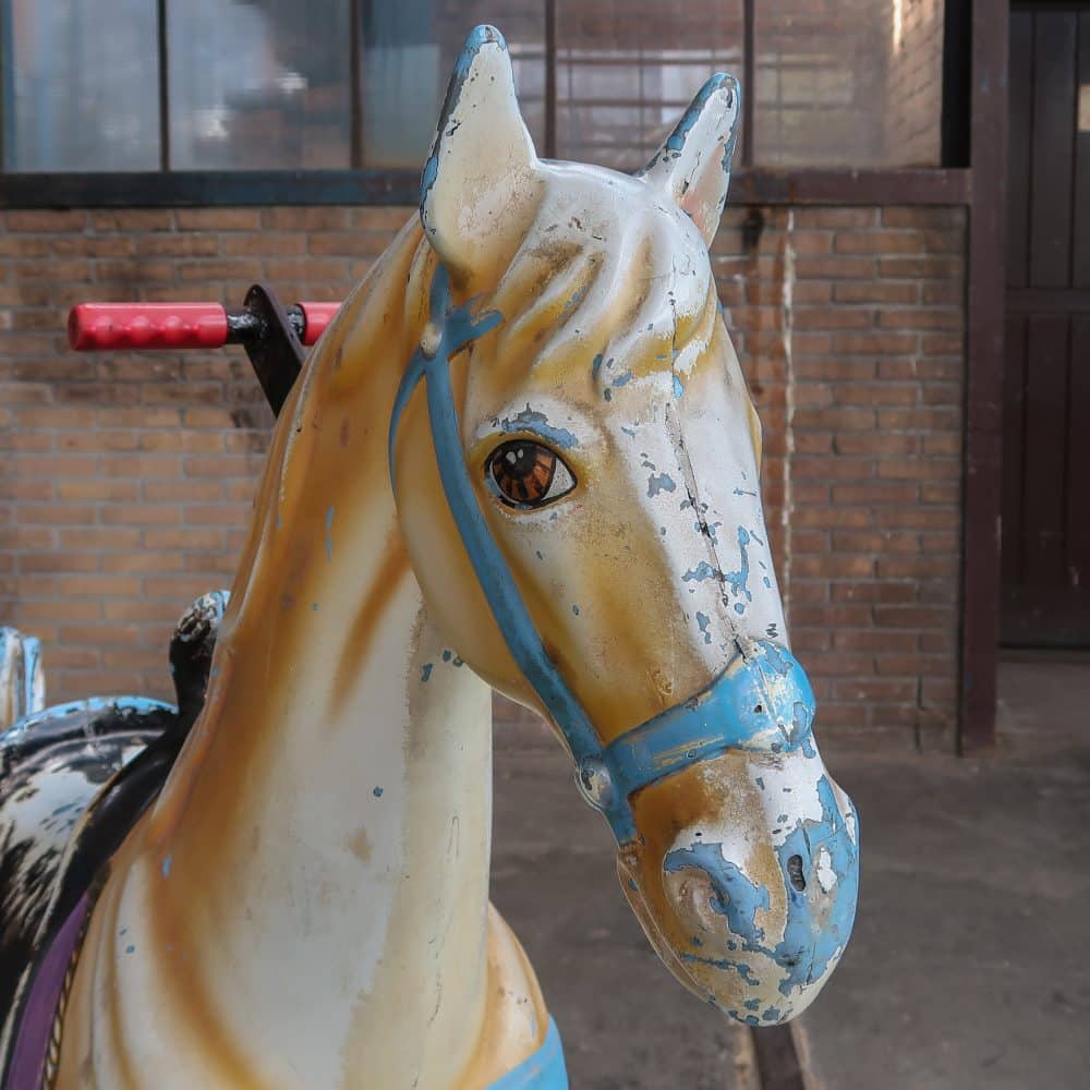 Vintage mechanisch paard - Afbeelding 3