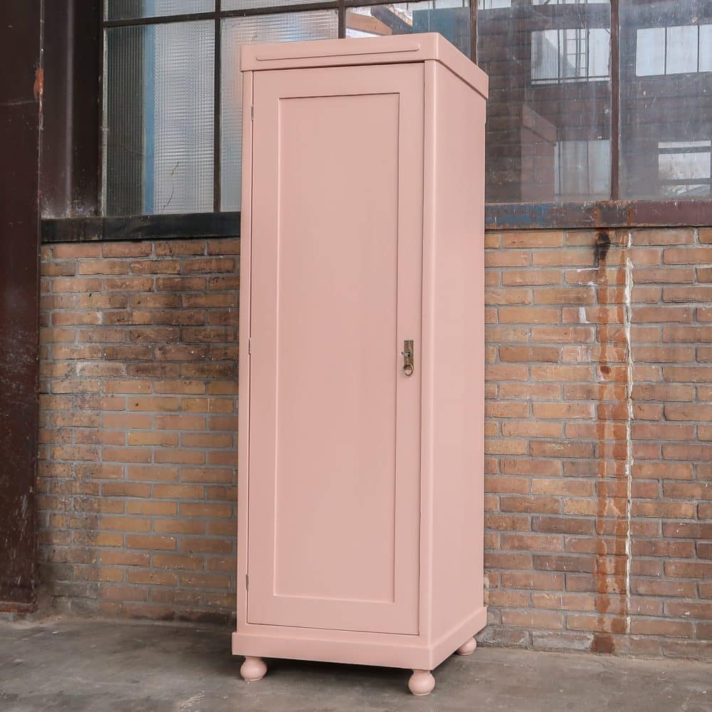 Roze eendeurs linnenkast - Afbeelding 2