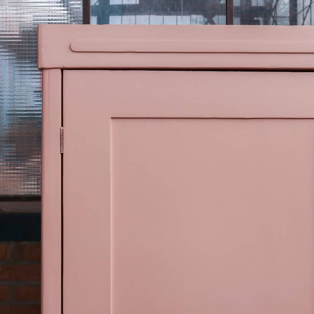 Roze eendeurs linnenkast - Afbeelding 4