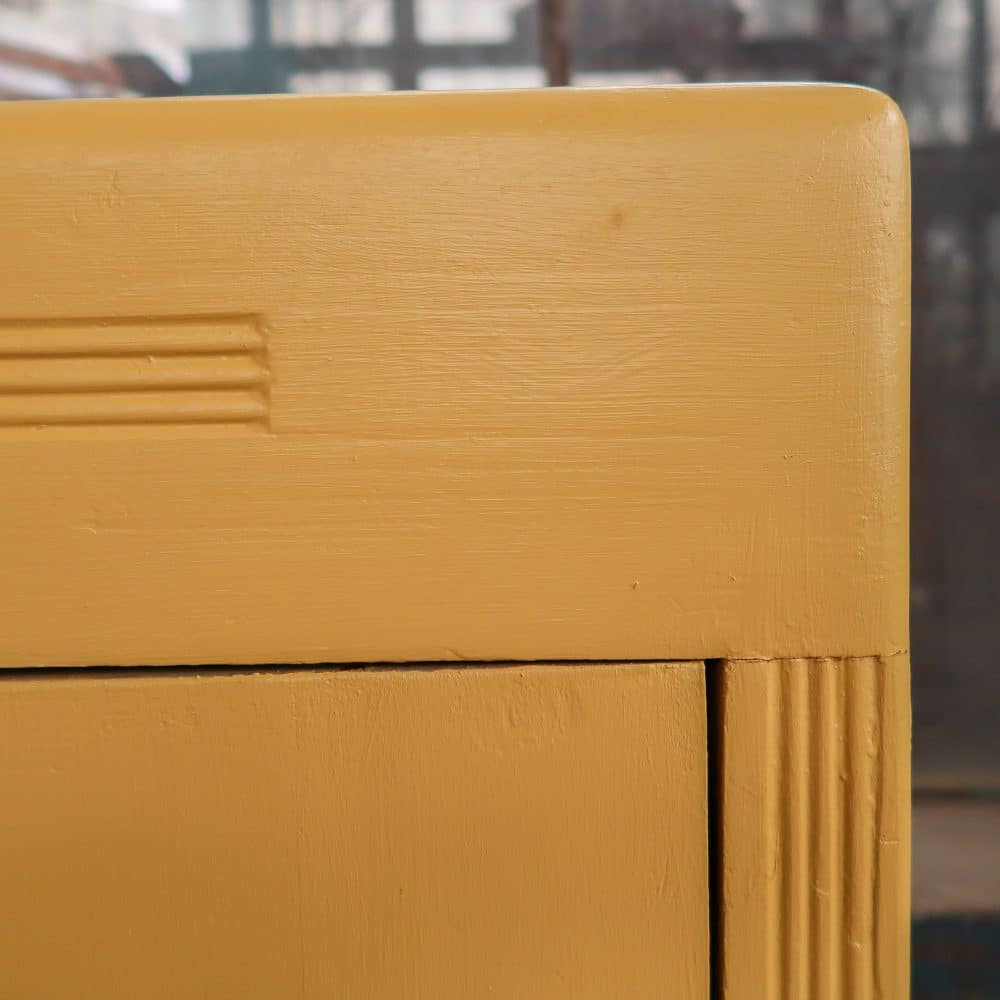Brocante eendeurs linnenkast - Afbeelding 5