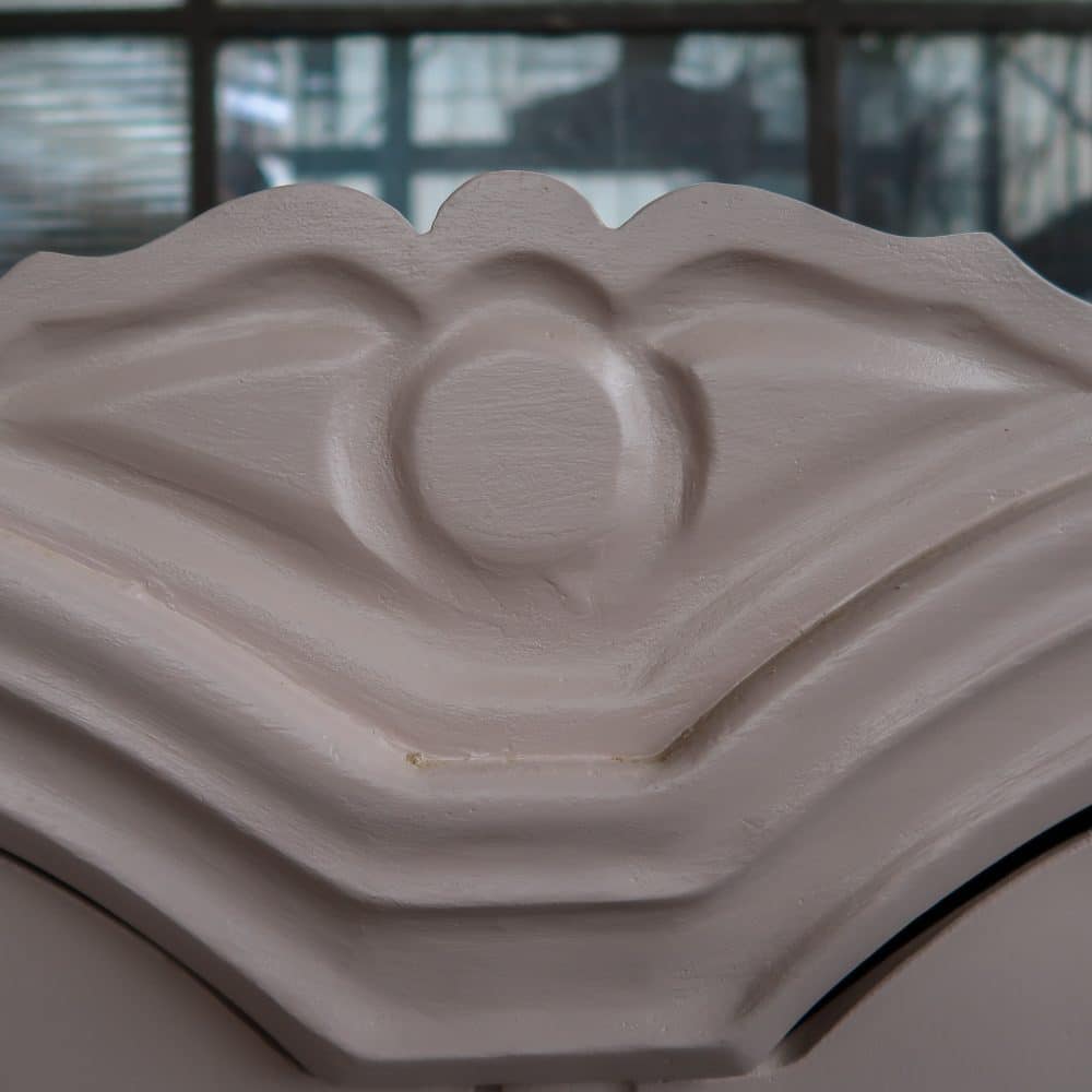 Brocante bleek roze linnenkast - Afbeelding 5