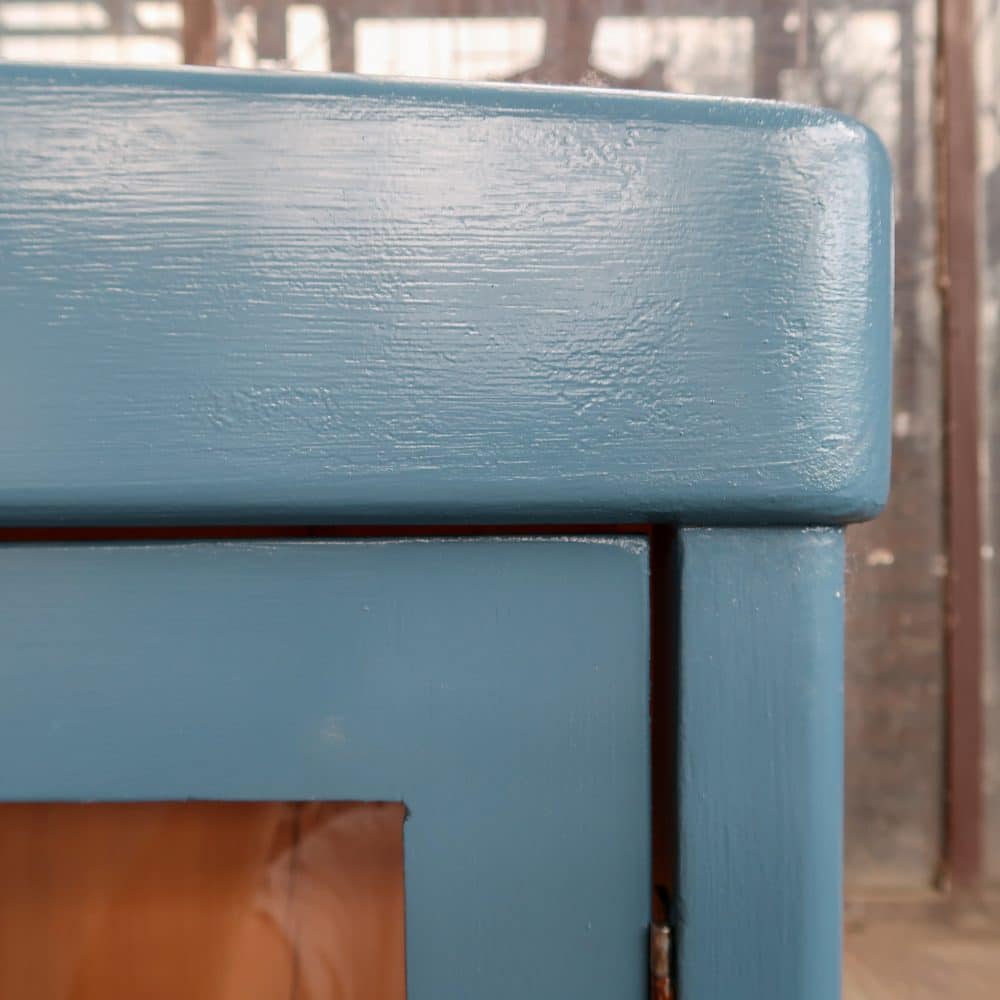 Blauwe brocante buffetkast - Afbeelding 5