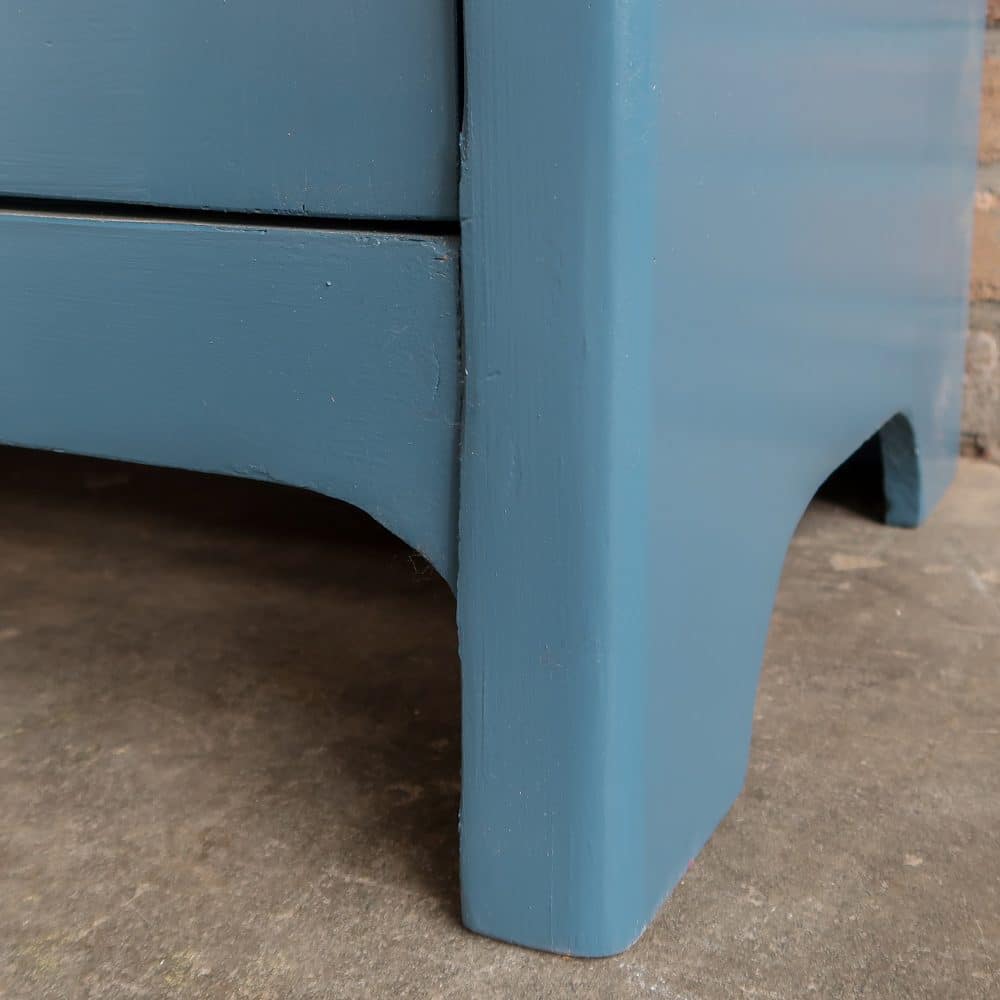 Blauwe brocante buffetkast - Afbeelding 9