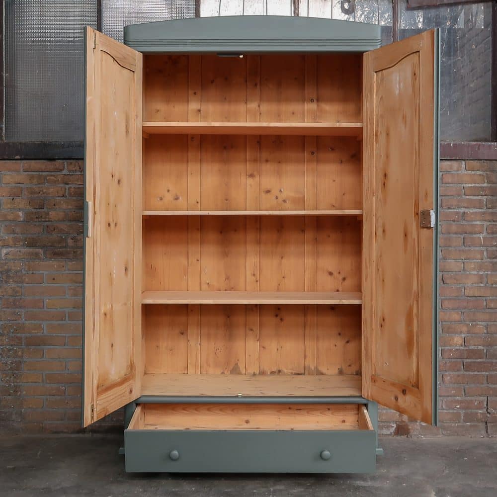 Brocante kledingkast - Afbeelding 3