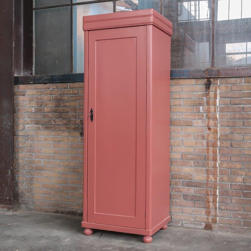 Roze eendeurs linnenkast - Afbeelding 2