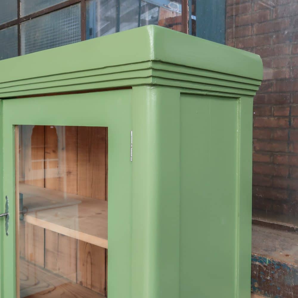 Groene brocante buffetkast - Afbeelding 5