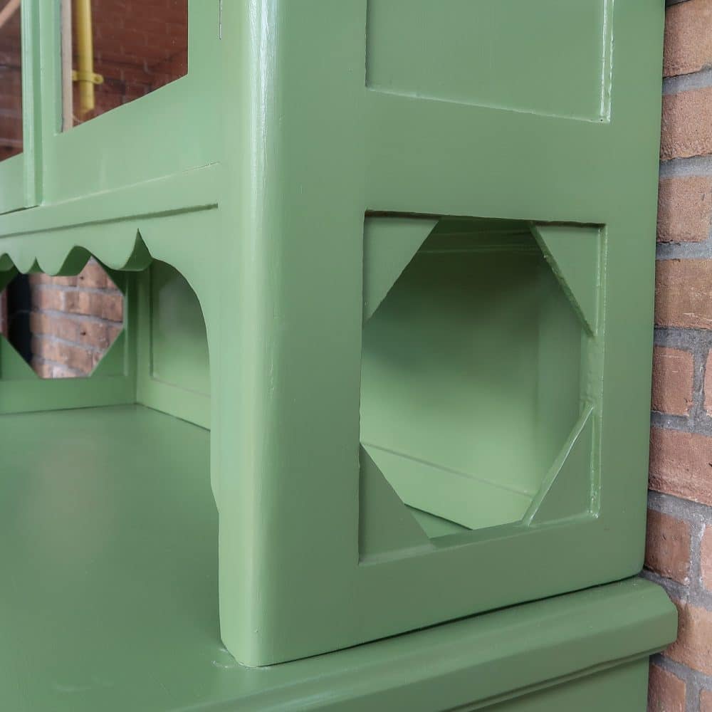Groene brocante buffetkast - Afbeelding 7