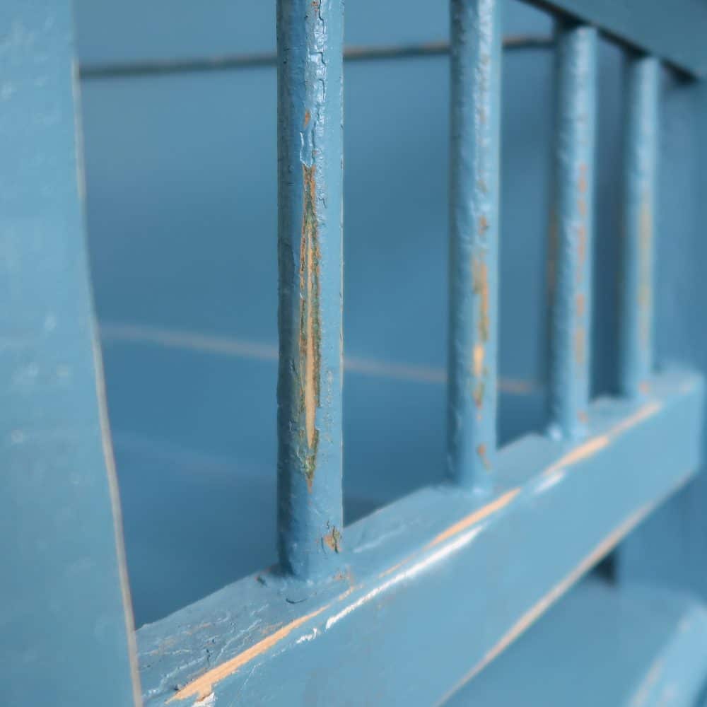 Brocante blauwe bank - Afbeelding 8