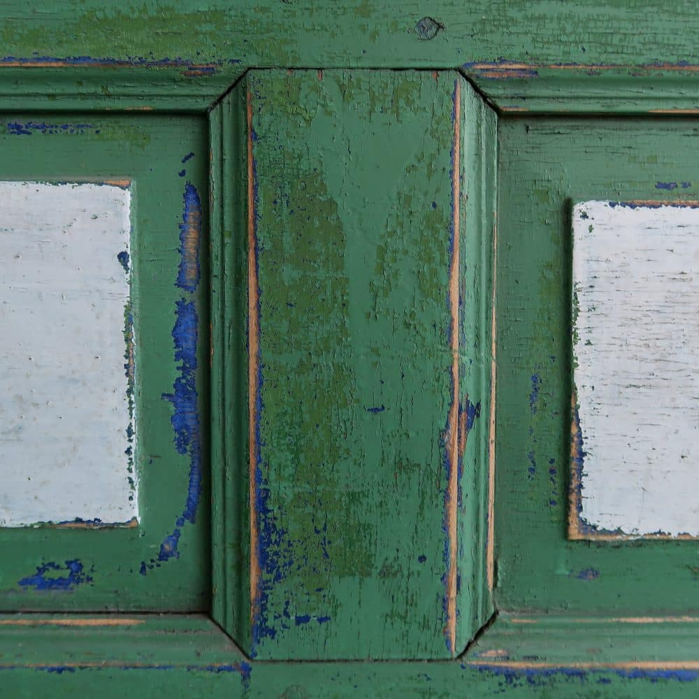 Houten brocante hoekbank - Afbeelding 8