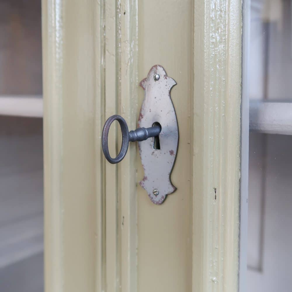Brocante vitrinekast/dressoir - Afbeelding 5