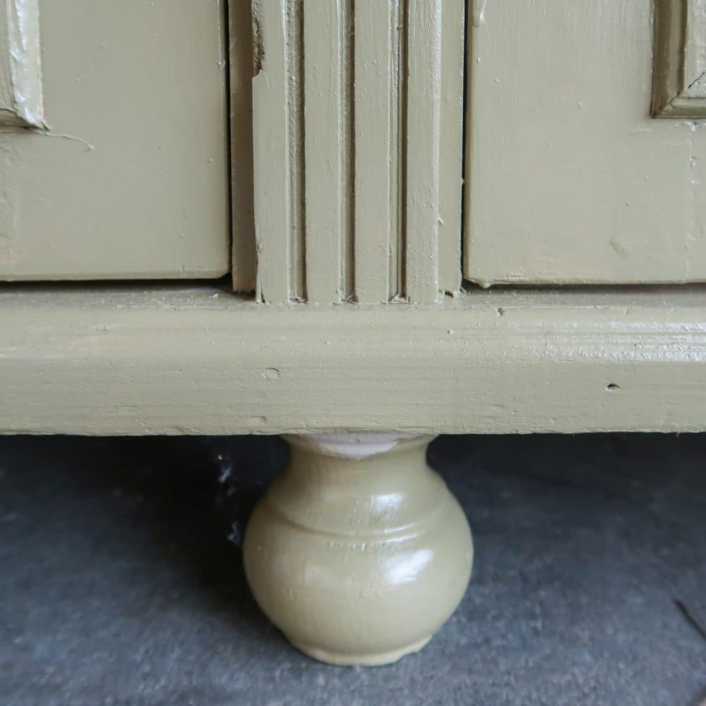 Brocante vitrinekast/dressoir - Afbeelding 9