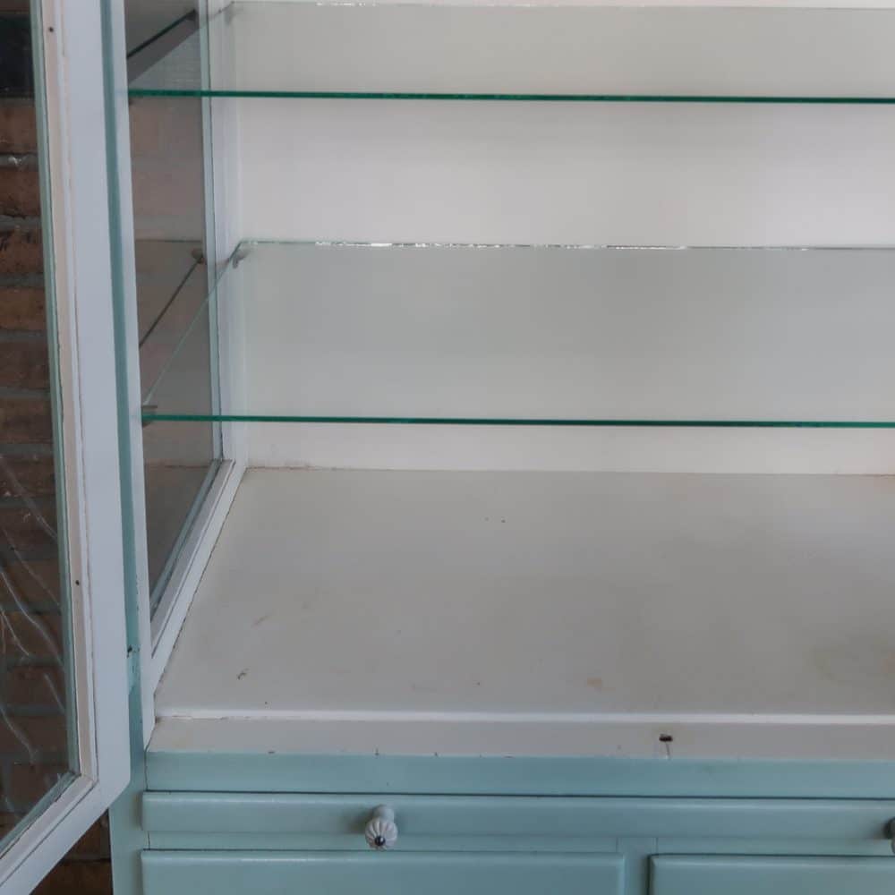 Vintage houten dokterskast - Afbeelding 6