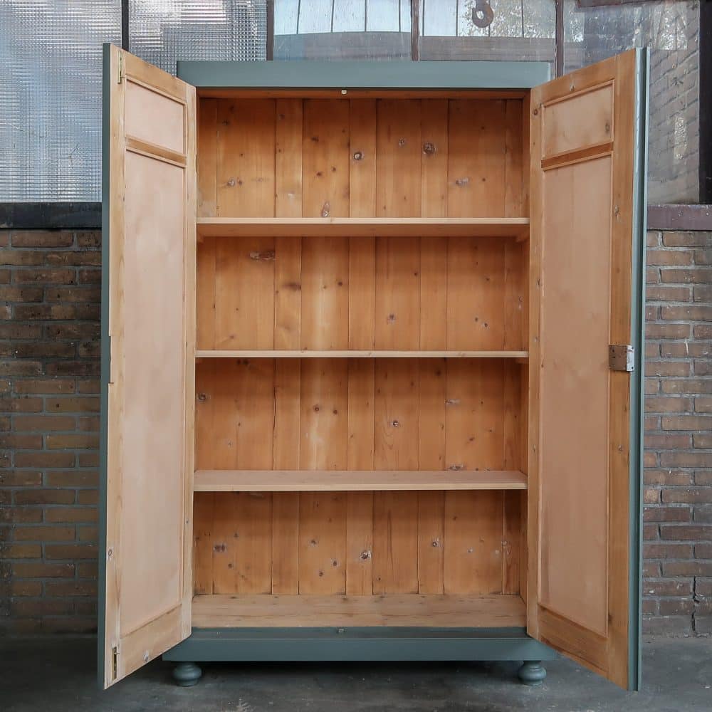 Brocante kledingkast - Afbeelding 3