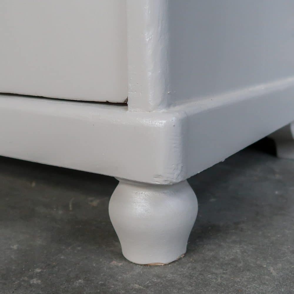 Eendeurs taupe vitrinekast - Afbeelding 7
