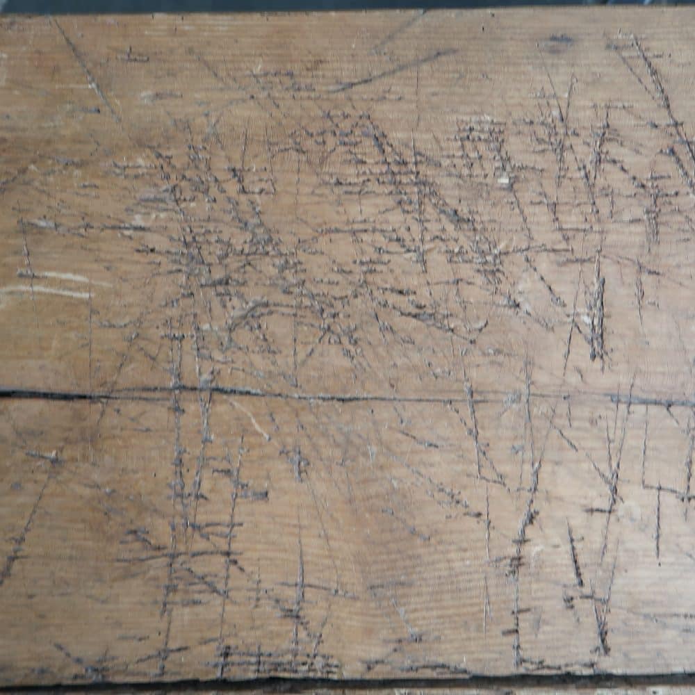 Brocante kruispoot tafel - Afbeelding 3