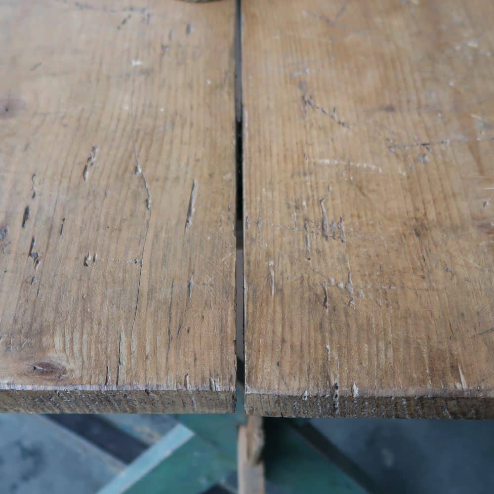 Brocante kruispoot tafel - Afbeelding 5
