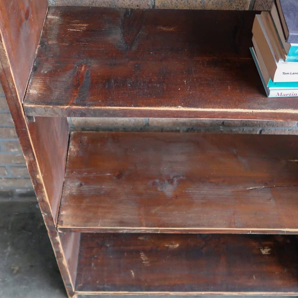 Hoge brocante boekenkast - Afbeelding 4