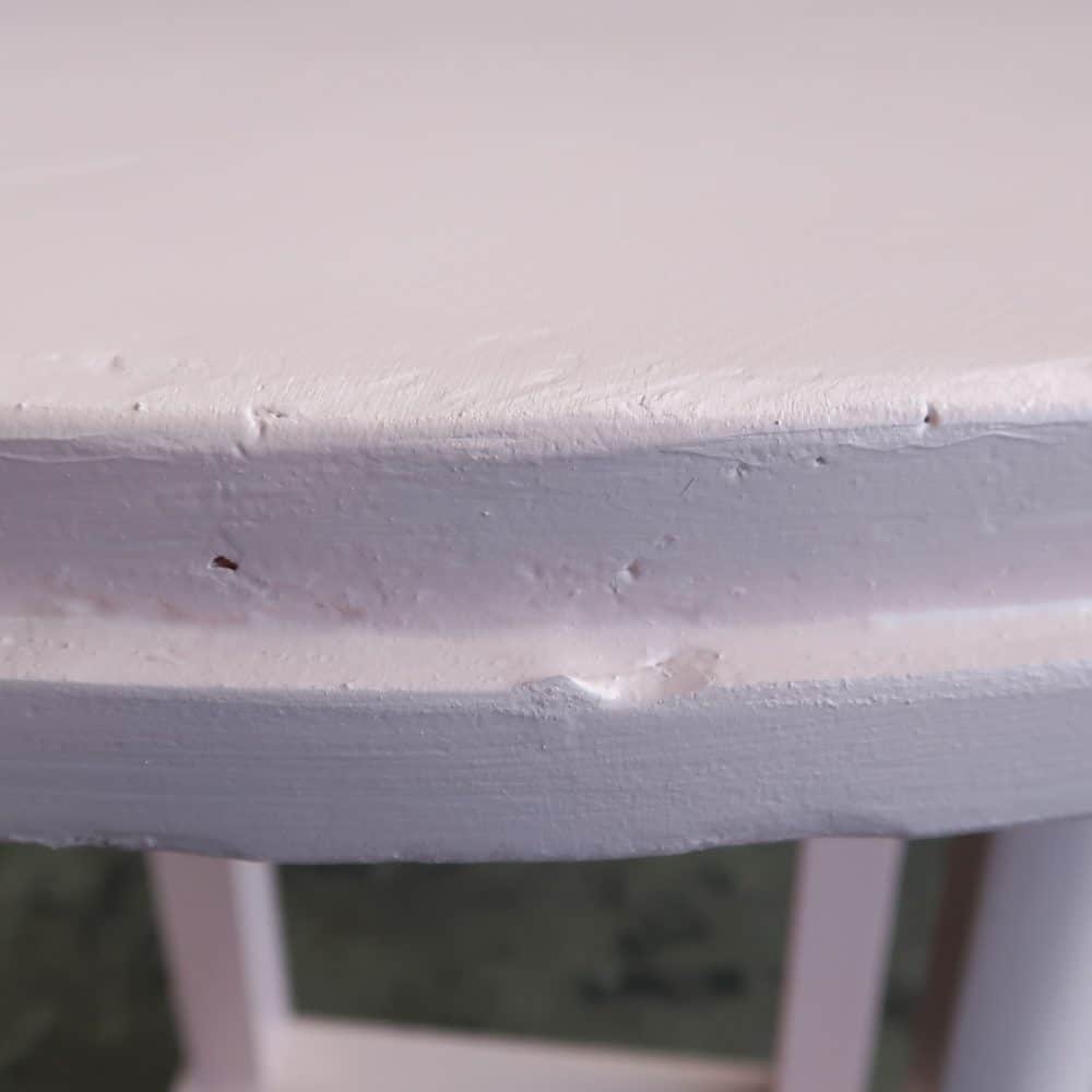 Roze brocante tafeltje - Afbeelding 4