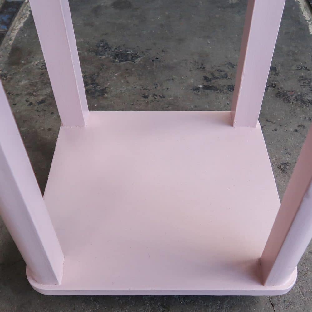 Roze brocante tafeltje - Afbeelding 6