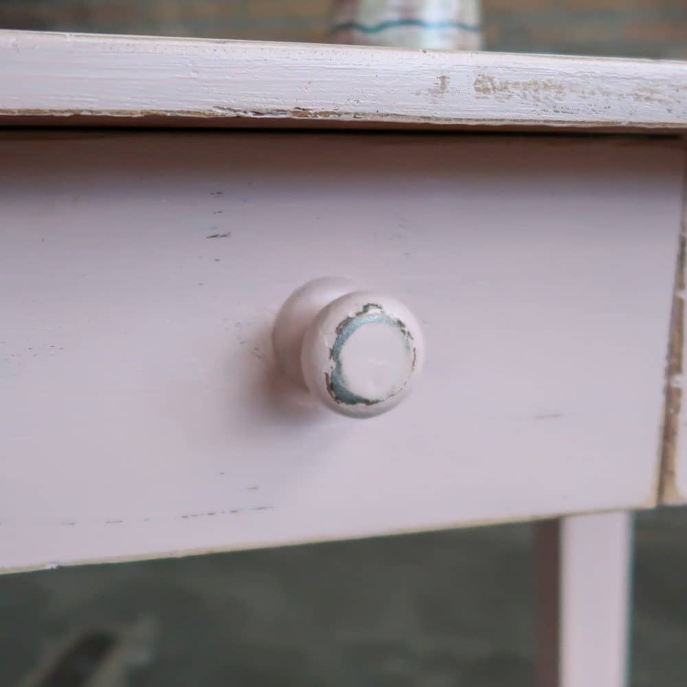Roze brocante bureautje - Afbeelding 5