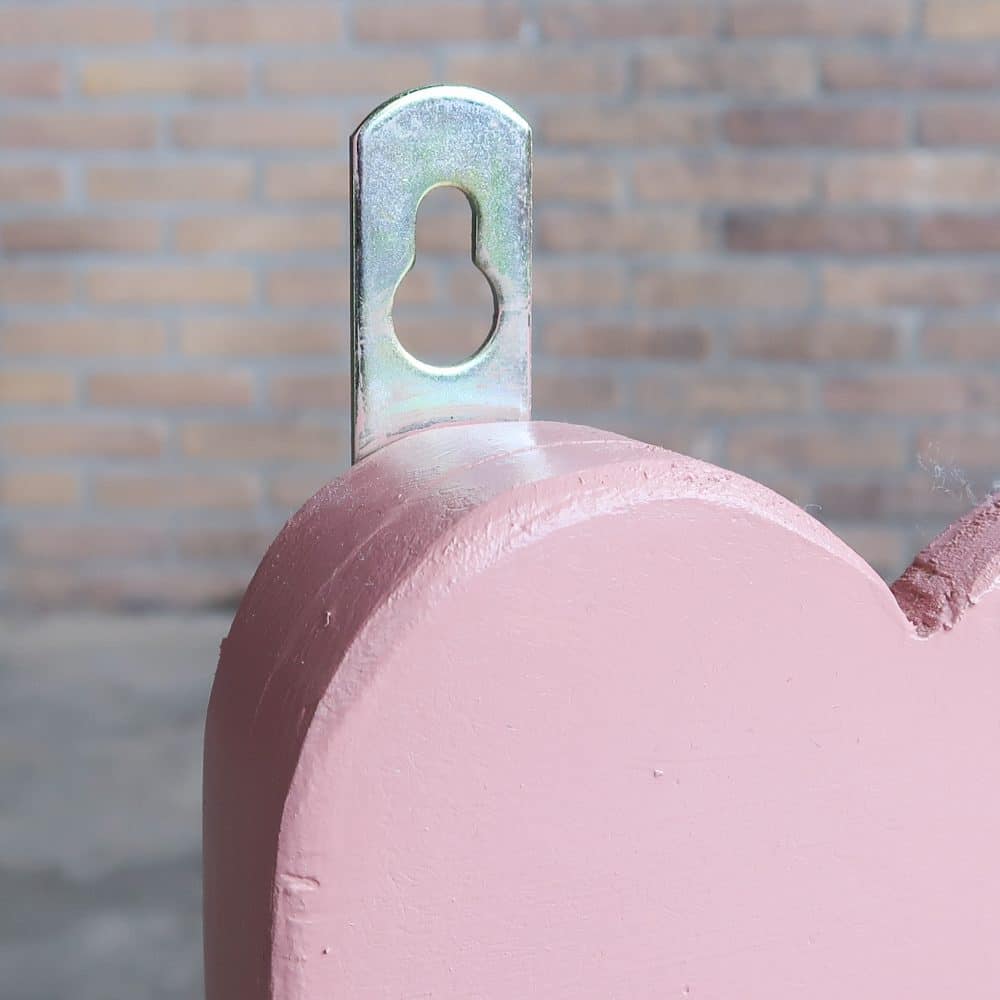 Brocante roze hangkast - Afbeelding 6